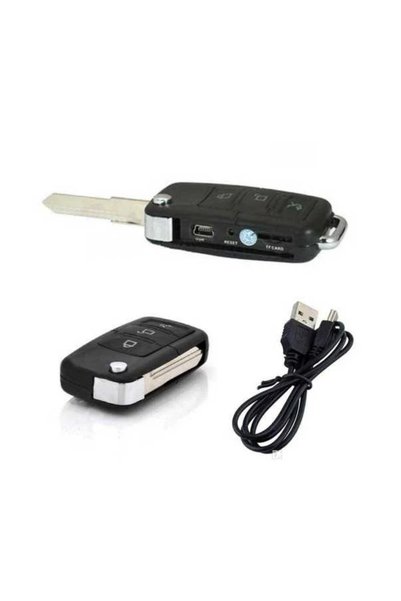 OEM Κρυφή κάμερα κλειδί αυτοκινήτου 960P με ανίχνευση κίνησης και φωτογραφική...