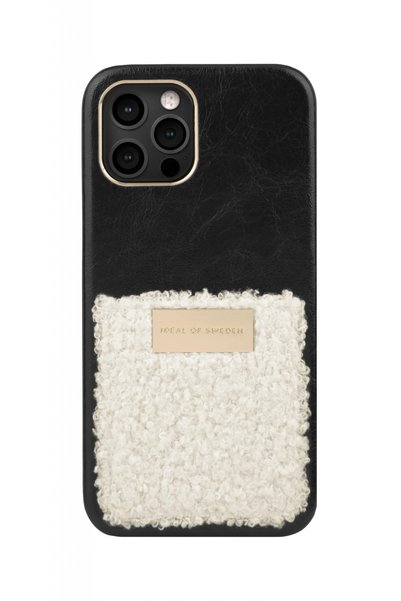 Apple IDEAL OF SWEDEN θήκη Statement iPhone 12 Pro Max Κρεμ Απομίμηση Προβιάς...