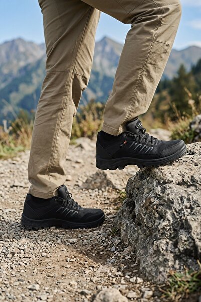 Modafırsat UNİSEX Outdoor Trekking Bot Su Kar Soğuk Dayanıklı Ayakkabı