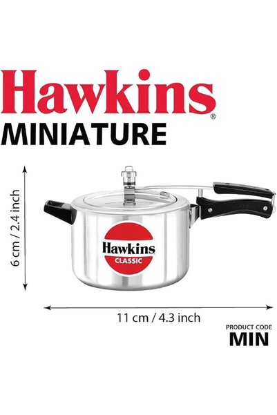 Hawkins Toy Cooker Aluminium Pressure Cooker, Silver