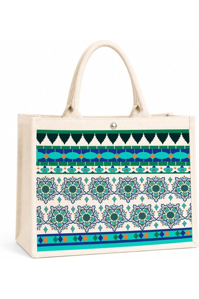 Generic Women Canvas Handbag, Reusable Shopping Beach Bag, Birthday Mother's ...