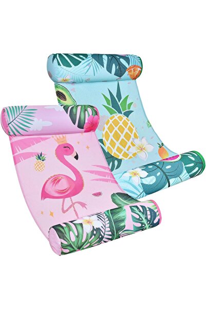 Generic 2 Pack Swimming Pool Hammock - Inflatable Pool Floats for Adults Port...