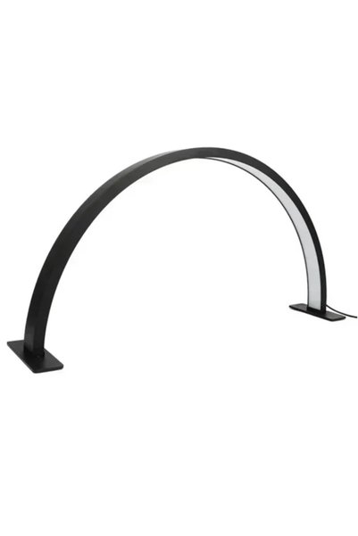 OEM Φωτιστικό LED Manicure Half Moon με ρύθμιση έντασης 58 εκ. σε μαύρο χρώμα