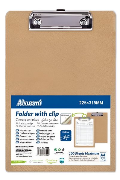 OEM Πίνακας με κλιπ A4 Alsuomi AL7003
