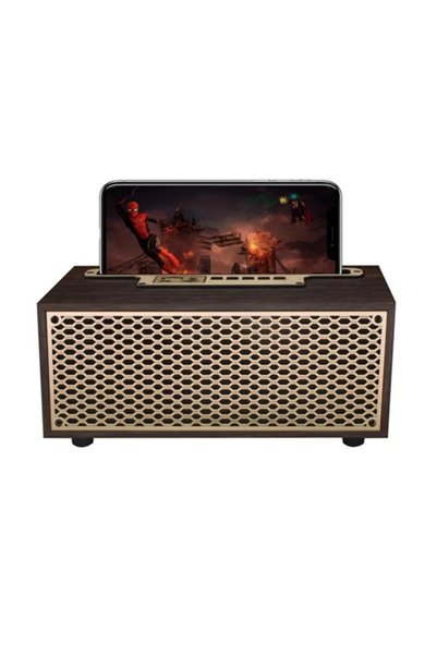 Andowl Ξύλινο Φορητό Ασύρματο Ηχείο Bluetooth Q-YX1620