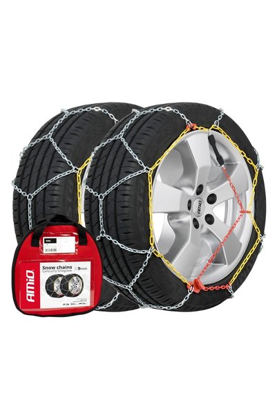 OEM AMiO KNS 90 αντιολισθητικές αλυσίδες με πάχος 9mm για επιβατικό αυτοκίνητ...