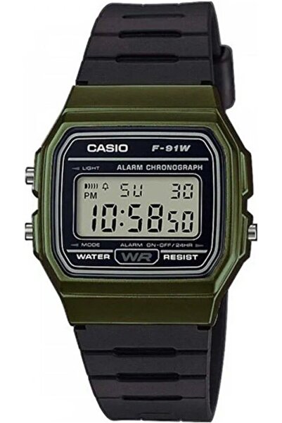 Casio Ανδρικό Ρολόι (zd102f) + Κουτί - (F-91WM-3AER)