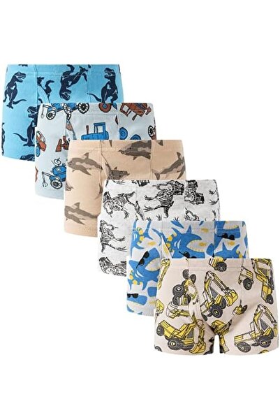 Generic boys' 100% Cotton Underwear - Comfortable & Breathable Printed Patter...