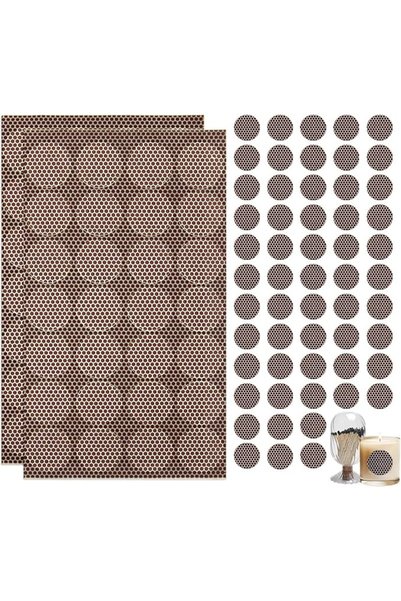 TERRIFI Match Striker Stickers, Self Adhesive Match Striker Paper for Firepla...