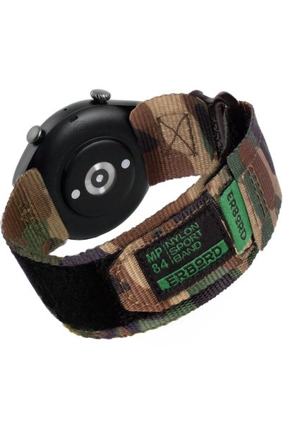 ERBORD Curea din nailon MP84 pentru Samsung Galaxy Watch 4/5/6 40/42/43/44/45...