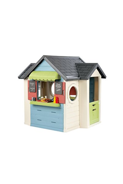 OEM Πολυλειτουργικό παιδικό σπιτάκι κήπου Chef House με κουζινάκι πολύχρωμο 1...