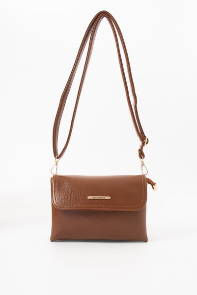 Sanmorris Women's Multi-Compartment Crossbody Shoulder Bag with Flap S-1451