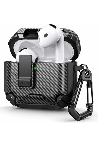 Vivid Θήκη TPU με Μαγνητική Βάση για Apple Airpods 4/4 ANC Μαύρο Γκρι - (VIVG...
