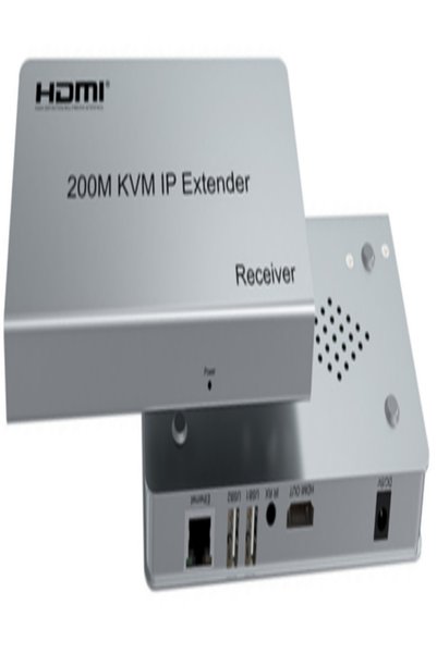 Generic Brand مُمدِّد HDMI KVM عبر الشبكة (IP) بمدى 200 متر ودقة 1080P/30Hz، ...