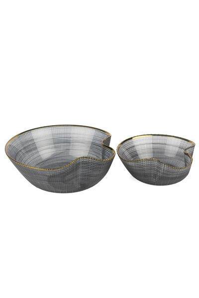 Mikasa Moor Luxe Edge 2Li Bowl 25X8 19X6Cm
