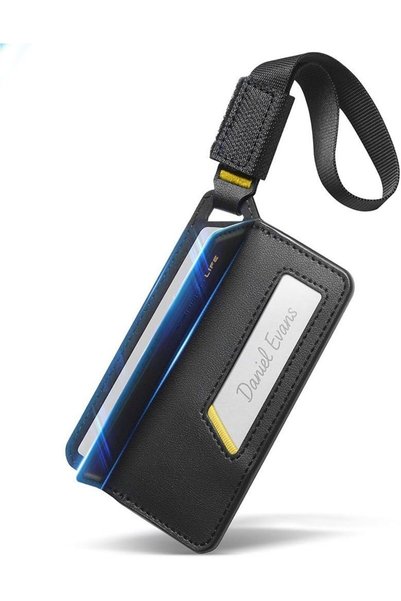 Spigen Ετικέτα Αποσκευών Γενικής Χρήσης LF510 - Δέρμα Velo Υψηλής Ποιότητας, ...
