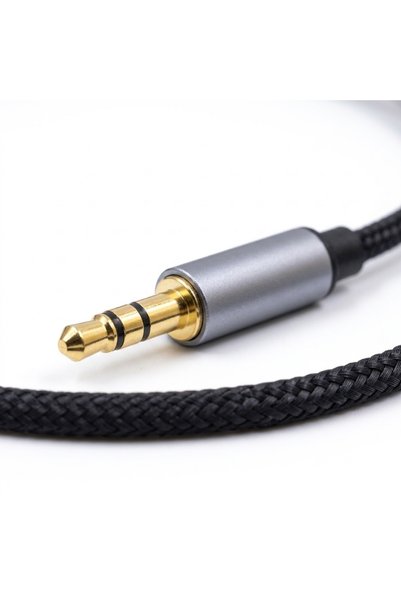 KEEPRO 3.5mm Headphone and Microphone Combiner Converter Braided Cable 1m