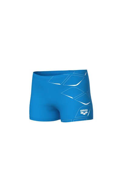 ARENA BOY'S LOSANGE GRAPHIC SWIM SHORT TURQUOISE