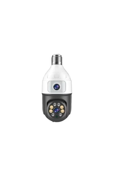 OEM Διπλή κρυφή κάμερα WiFi λάμπα Jortan JT-9696 σε μαύρο χρώμα