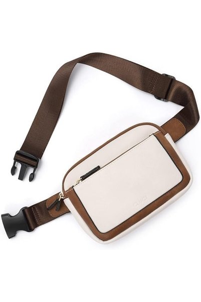 Generic Waist Bag for Women, Faux Leather Fanny Pack, Lightweight Bumbag Cros...
