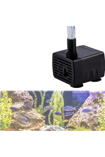 Generic Small Fountain Pump with Filter Sponge 5W Submersible USB Pet Water F...