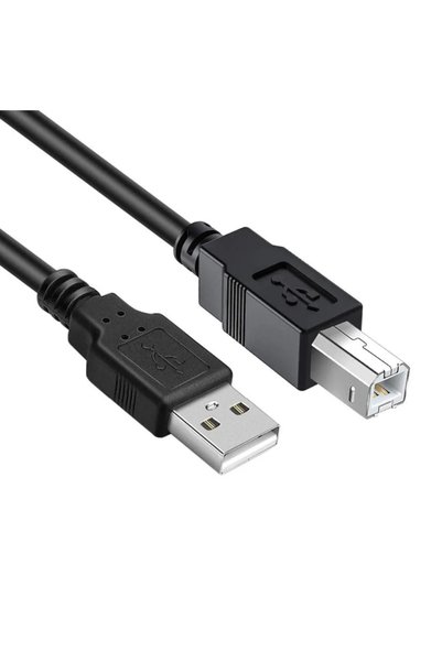 OEM Καλώδιο USB 2.0 USB-A μale σε USB-B μale 1,5m μαύρο Aoweixun