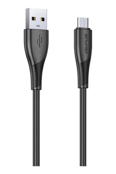 AWEI Καλώδιο ταχείας φόρτισης USB σε Micro USB 2.4A 100 εκ. CL-182M