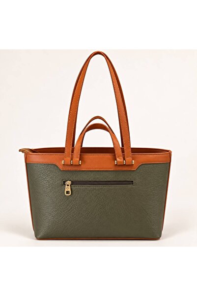 Canan Es Accessories Nas Bag Double Compartment Zippered Shoulder Bag