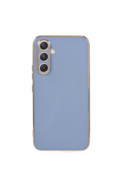 XGSM Husă pentru Samsung Galaxy A25 5G, Glamour CamShield, albastru + sticlă 9H