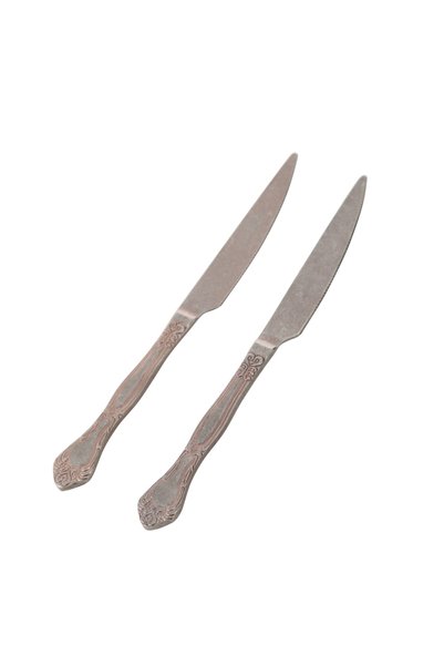 Mudo Concept ANTIQUE STEEL GOLD TATLI BIÇAĞI 2 Lİ SET