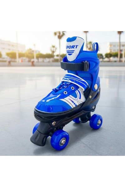 Generic Adjustable Quad Roller Skates for Kids size 34-37