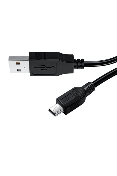 Generic كابل شحن USB 2.0 من النوع A إلى Mini USB بطول 80 سم، شحن سريع ونقل بي...