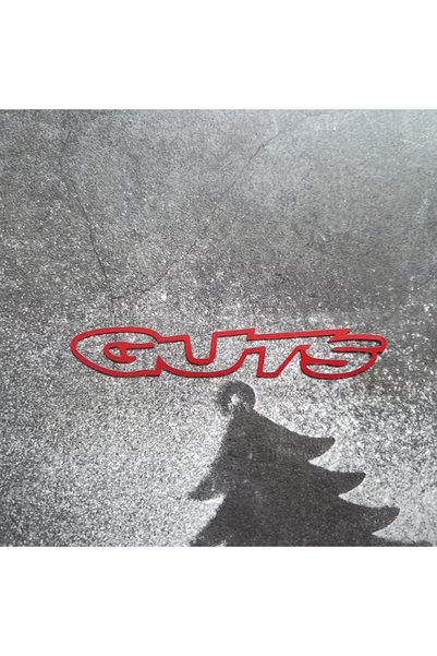 Choice Red 1PC GUTS Letter Waterproof Vinyl Sticker Universal Decal for Car M...