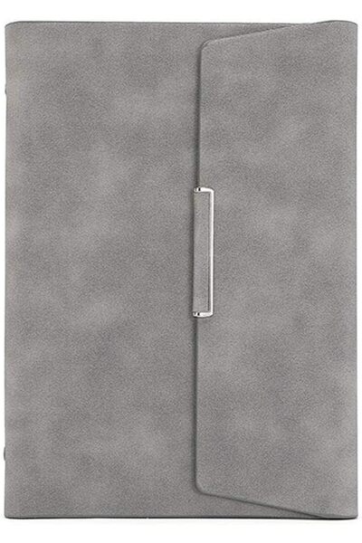 Generic A5 3-Folds Loose-Leaf Notebook Business Office Diary 235 * 175mm (Black)