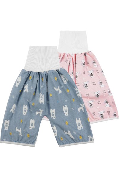 Generic Baby Potty Training Pants, 2-Pack Reusable Waterproof Training Underw...