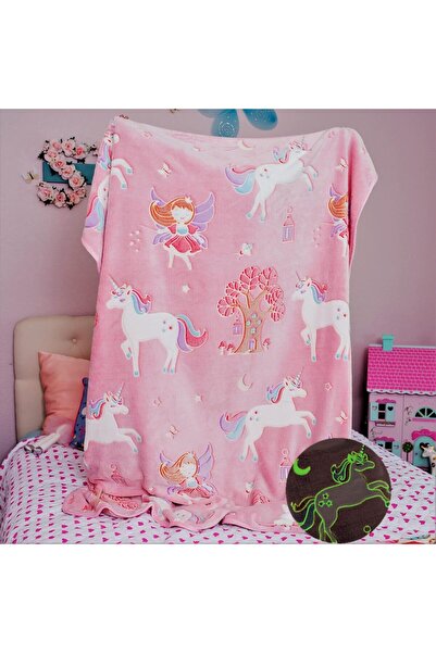 Generic Glow in The Dark Blanket, Glow in The Dark Blanket for Kids, Soft Fle...