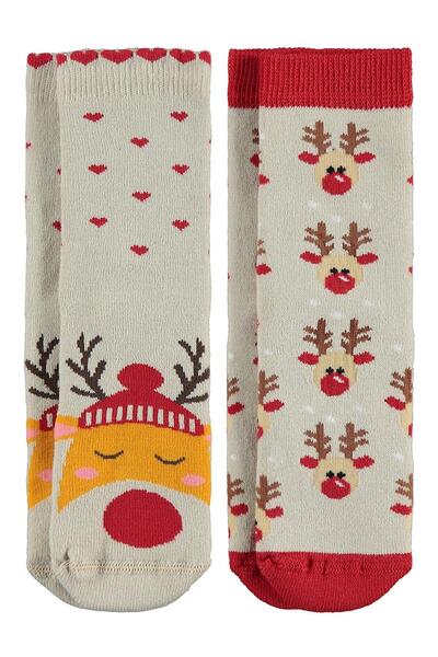 Civil Girls Deer Towel 2-pak čarapa za devojčice od 2 do 12 godina