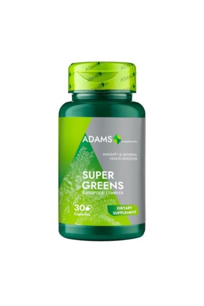Adams Supplements Supergreens Complex de Superalimente, Stimulent pentru Imun...