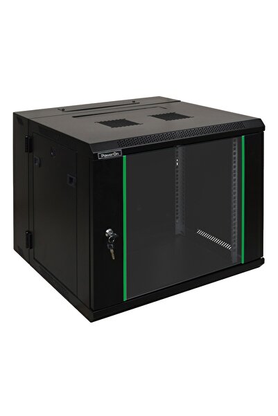 OEM Επιτοίχια καμπίνα 9U Power On DSW.6609 Double Section 600x600x501mm