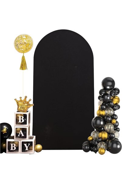 Generic Arch Backdrop Stand Cover, Dual-Sided Stretchy Material, 6.6ft x 3.3f...