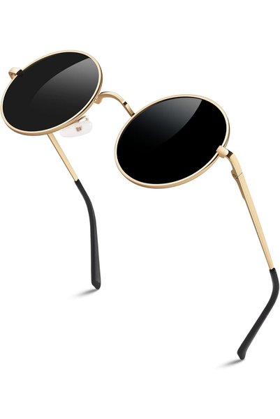 Generic Polarized Sunglasses UV400 Protection Small Round for Women Men