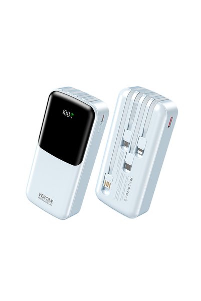 OEM Power Bank 20000mAh PD 22,5W WK WP-66 2 θέσεων, με καλώδιο USB-C/Lightnin...