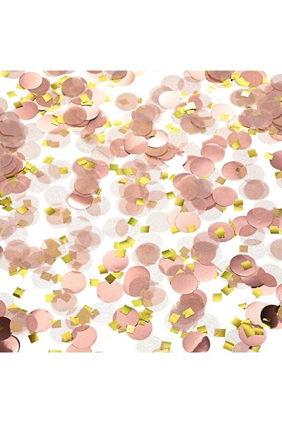 Generic Table Confetti - Round Tissue Paper Dots, Glitter Foil, Sequin for We...