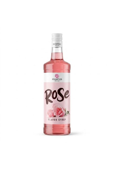 Essenza اسينزا سيروب ورد 1 لتر - Rose Syrup شراب نكهة الورد للقهوة والمشروبات
