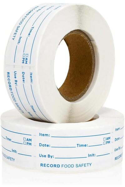 Generic Removable Food Labels 1000Pcs, Ancable Date Labels for Food Storage, ...