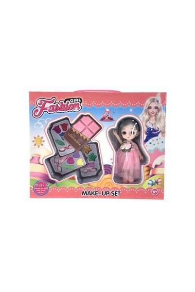 Hoco Σετ μακιγιάζ “Chocolate” 3 επιπέδων με κούκλα - Girl Fashion