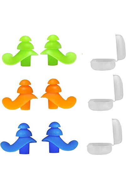 Generic Swimming Ear Plugs, Ultra Comfy Silicon Swim Ear Plugs, Child Reusabl...