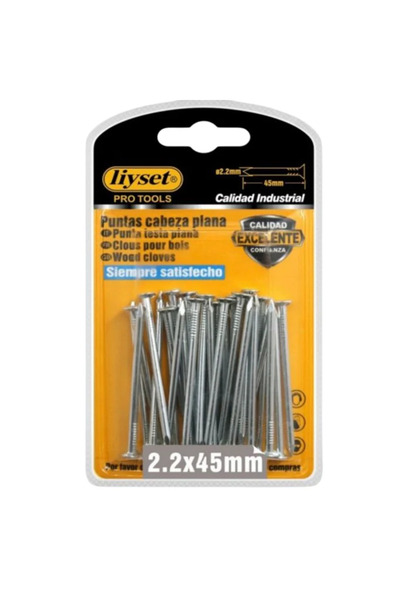 OEM Σετ καρφιά Liyset ατσάλινα 45×2.2mm - 2183204