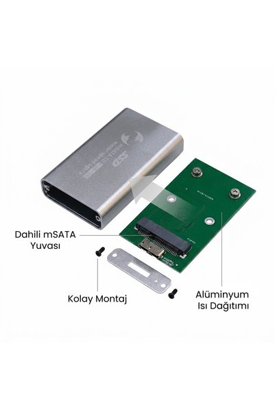 KEEPRO Msata Ssd Box USB 3.0 M-Sata Box