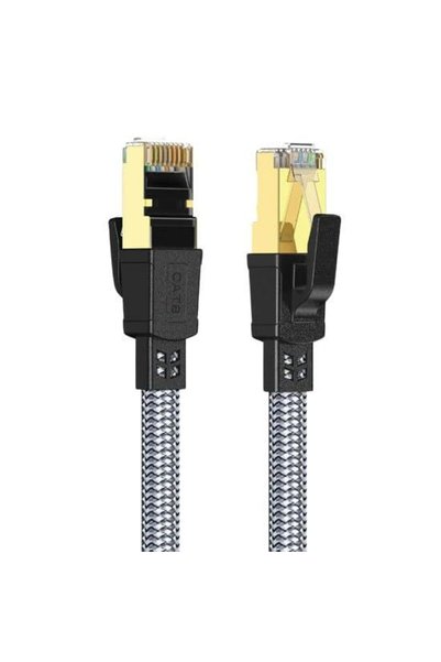 Generic كابل إيثرنت من الفئة 8، سلك شبكة إنترنت عالي السرعة مسطح ومجدول بالنا...